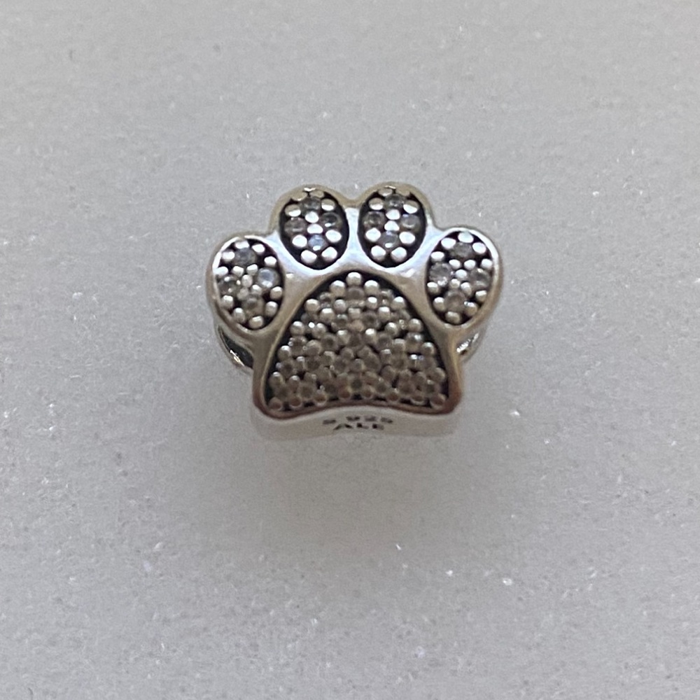 Pandora “Sparkling Paw Print” Charm